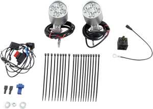 51mm (2(r)) Led Driving Light Kit Silver