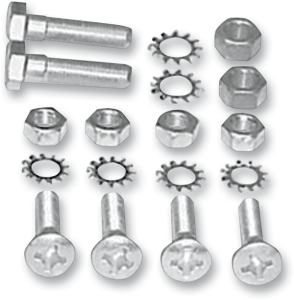Rear Fender Mounting Hardware Kit Silver