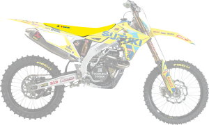 Replica Team Seat Cover Yellow, 1, nordicamoto.ro