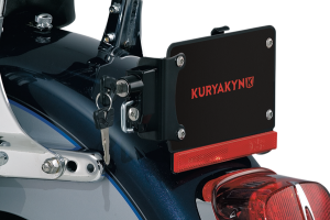 License Plate Mount With Helmet Lock Black, 2, nordicamoto.ro