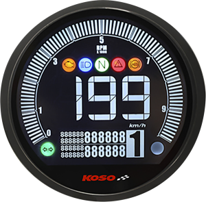 Multifunction Meter Black, 1, nordicamoto.ro