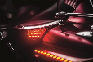 Passenger Armrest Trims With Led Turn Signal Accents Chrome, 1, nordicamoto.ro
