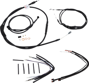 Jail Bar Cable Kit Black, 1, nordicamoto.ro