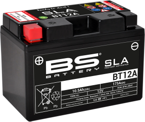 Sla Factory- Activated Agm Maintenance-free Battery Black