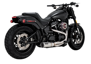 2-into-1 Hi-output Short Exhaust System Brushed 