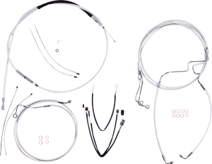 Sterling Chromite Ii® Designer Handlebar Installation Kit Silver, 2, nordicamoto.ro