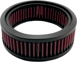High Flow Replacement Air Filter Black, Red