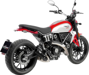 Tobă de eșapament LeoVince LV-10 Black Slip-On pentru Ducati Scrambler 800, 4, nordicamoto.ro