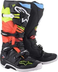 Cizme Alpinestars Tech 7 Black/Red/Yellow