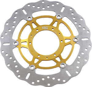 Pro-lite Xc Contour Brake Rotor Aluminum, Gold, Silver
