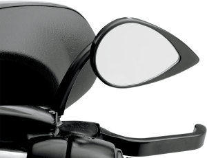 Tear Drop Mirror Matte Black, 2, nordicamoto.ro