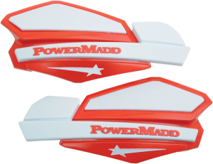 Star Series Handguards Red, White, 1, nordicamoto.ro