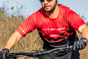 Tricou MTB Thor Intense Assist Chex Black/Red 2XL, 3, nordicamoto.ro