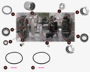 Bearings & O Rings Bosch Motor Gen2
