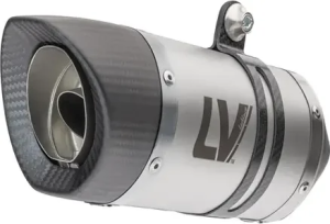 Tobă de eșapament LeoVince LV Pro Slip-On pentru Yamaha – Oțel inoxidabil, Titanium Look, nordicamoto.ro