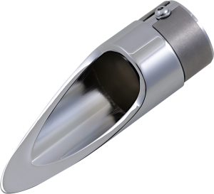 Family Jewel Exhaust Tip Chrome, 2, nordicamoto.ro