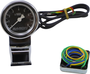 Mini-bullet Electronic 8000 Rpm Tachometer Black, 2, nordicamoto.ro