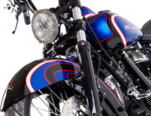 Flat Back Dresser Front Fender Gray