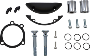 Inverted Air Cleaner Hardware Kit Black, Silver, 1, nordicamoto.ro