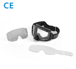 OCHELARI MOTO CFMOTO MX / ENDURO ANTI-FOG – SET COMPLET, NEGRU, 4, nordicamoto.ro