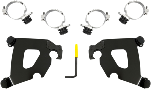Cafe Fairing Trigger-lock Hardware Kit Black, 1, nordicamoto.ro