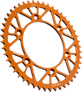 Racelite Aluminum Rear Sprocket Orange