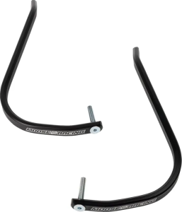 Evo 2 Black Debris Deflectors With Tapered Clamp Set Black 