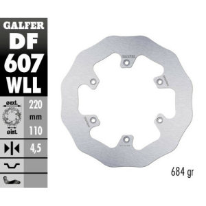 Disc frana spate KTM SX85/125-600 Galfer Solid