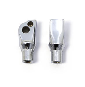 Tapered Footpeg Adapter Black