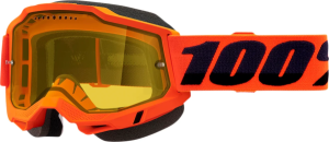 100% Accuri 2 Snow Goggles Orange, Hi-vis 