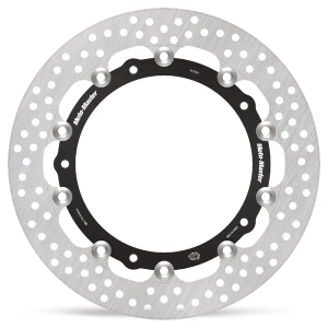 Halo Series Floating Racing Rotor Black, Stainless Steel