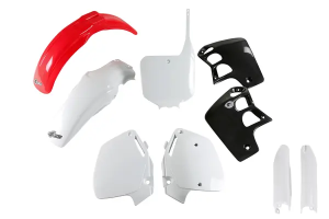 Full Body Replacement Plastic Kit White, Black, Red