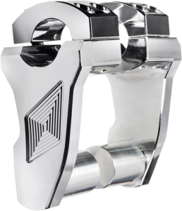 Patriot Series Pivoting Handlebar Riser Silver