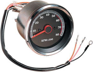 8000 Rpm Electronic Tachometer Black, 1, nordicamoto.ro