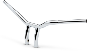 Kage Fighter Welded Bent-riser Handlebar Silver, 2, nordicamoto.ro