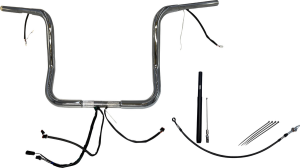 Plug & Play Ez Install 1-1/4(r) Round Top Handlebar Kit Silver, 1, nordicamoto.ro