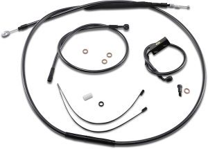 Black Pearl Designer Handlebar Installation Kit Black, 3, nordicamoto.ro
