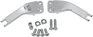 Passenger Footpeg Mount Kits Silver