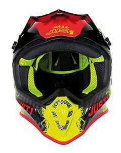 Casca JUST1 J38 Mask Fluo Yellow/Red/Black