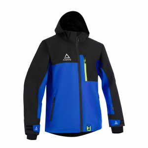 AMOQ Dynamic Jacket Insulated Black/Blue/Hivis Yellow, 2XL, 1, nordicamoto.ro