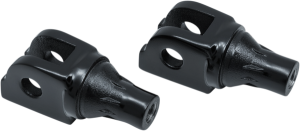 Tapered Footpeg Adapter Black, 2, nordicamoto.ro