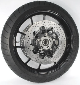Seria Halo cu rotor flotant, negru, oțel inoxidabil, 2, nordicamoto.ro