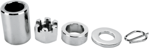 Axle Spacer/nut Kit Silver