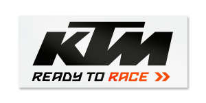 Sticker masina KTM Black White