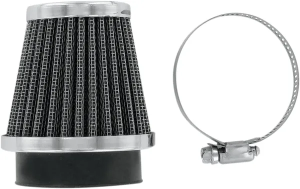 Clamp-on Pod Air Filter Chrome