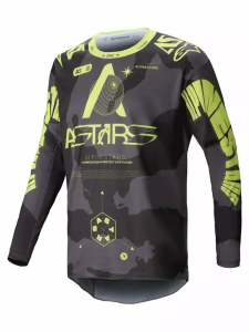 Tricou Alpinestars Racer Hollow Camo/Yellow