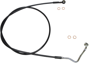 Xr Stainless Upper Brake Line Black
