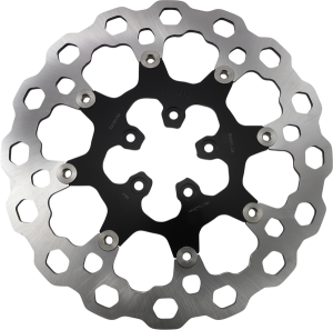 Oversize Cubiq Brake Rotor Black, Chrome