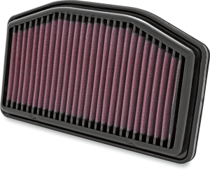 High-flow Air Filter Black, Red