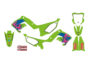 Graphic Kit Retro Green, Pink